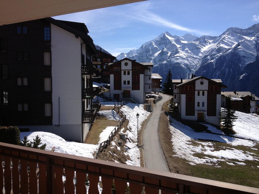 Appartement in 1700m mit Traumblick Grächen Exterior foto