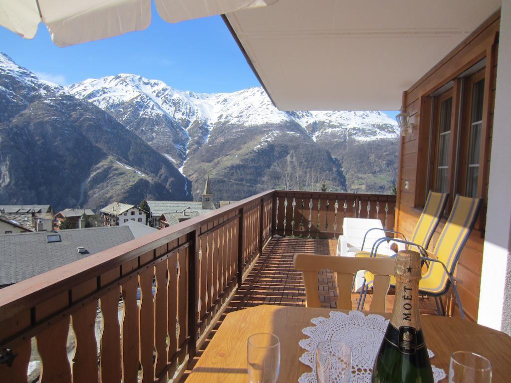 Appartement in 1700m mit Traumblick Grächen Exterior foto